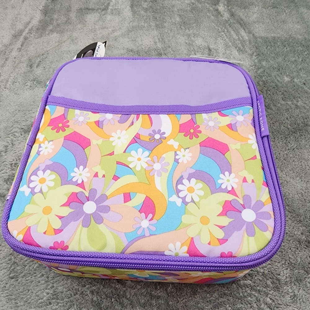 Arctic Zone Flowers Insulated Soft Lunch Tote Bag Ice Pack Water Bottle